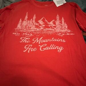 American Eagle Outfitters Coral Tee